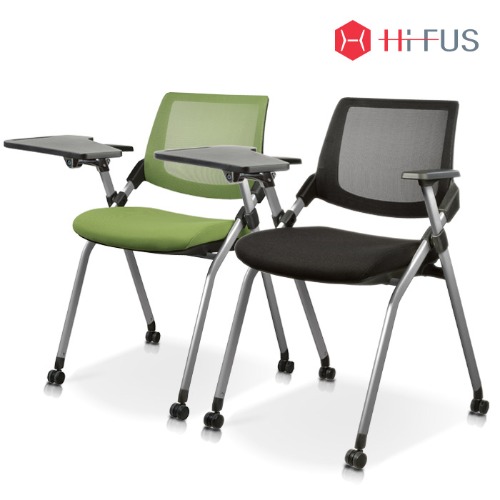 [HIFUS]HFC-5016-1 엑스코 메쉬 의자(수강판 유)화이트프레임